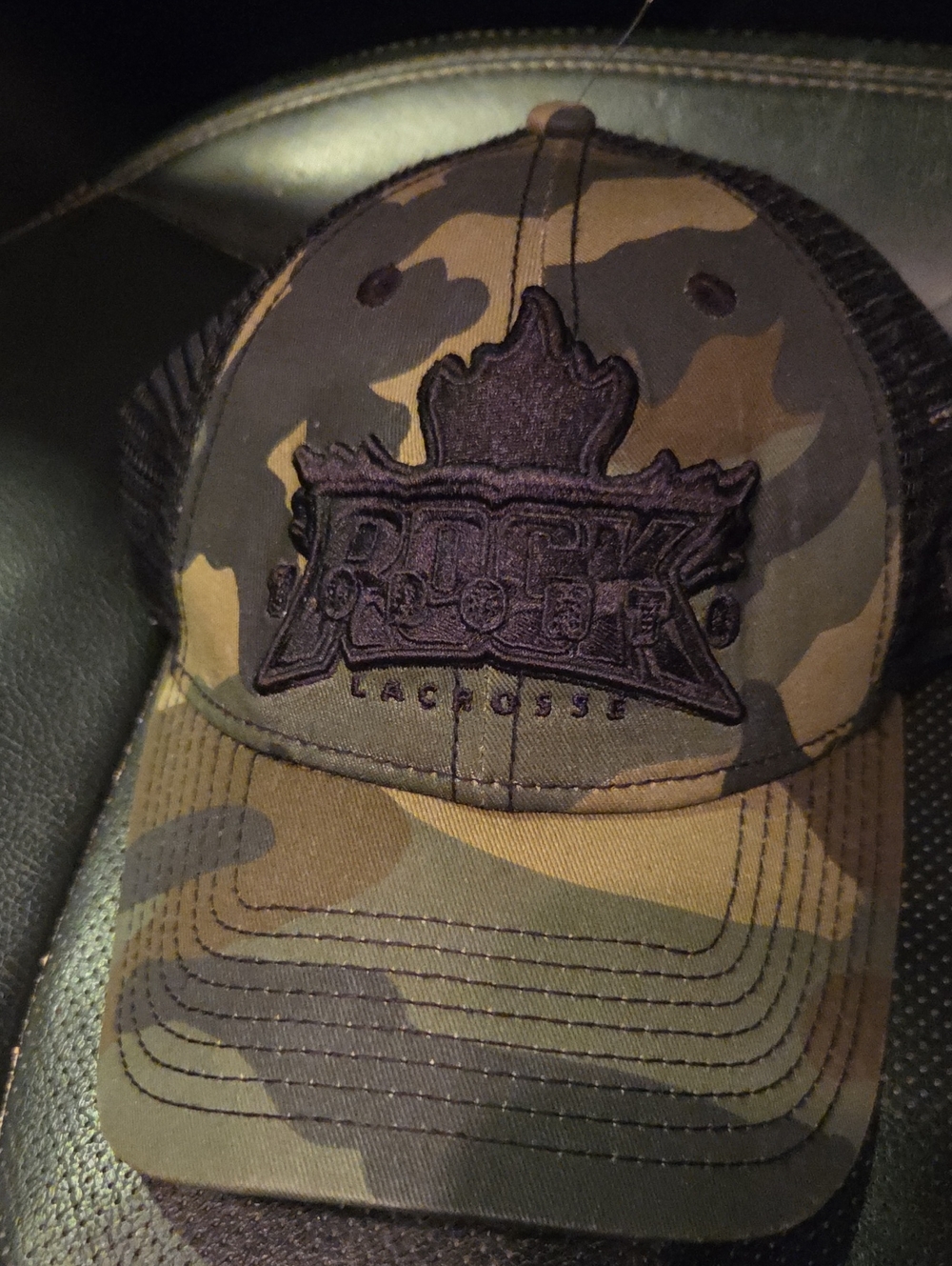 OFFICIAL New Era TORONTO ROCK Camo Trucker Hat